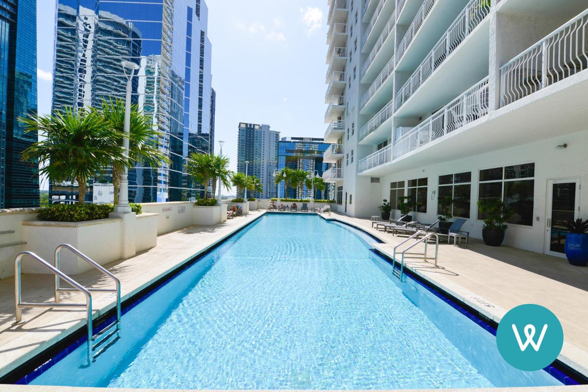 Apartamento Stunning At Brickell With Pool & Gym Miami